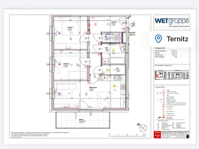 3-Zimmer-Wohnung mieten in Neunkirchen – 74 m², € 930 – Bild 2 von 11