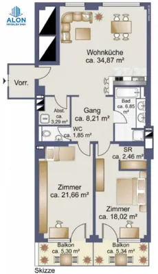 3-Zimmer-Wohnung mieten in Wien – 98 m², € 2.805 – Bild 20 von 20