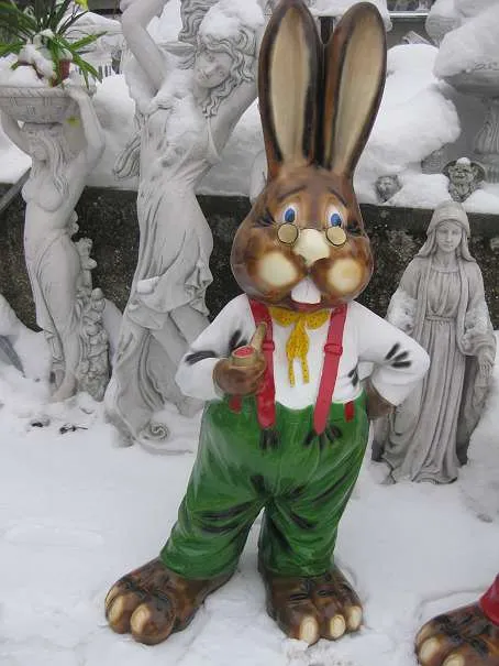 Hase XXL 140 cm Hase Lehrer Opa Ostern Osterdekoration Osterhase, € 210,- (3441 Dietersdorf)