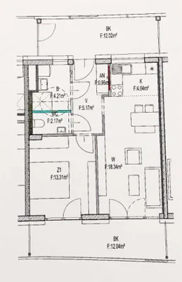 1-Zimmer-Gewerbeimmobilie mieten in Graz – 14 m², € 100 – Bild 3 von 5