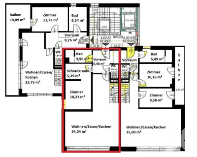 2-Zimmer-Wohnung kaufen in Graz – 61,5 m², € 405.000 – Bild 12 von 13