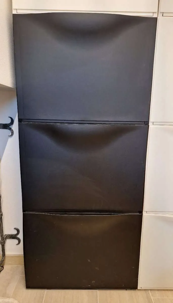 3 Stück IKEA Trones Aufbewahrung Schuhschrank Schuhkipper schwarz, € 30,- (6912 Hörbranz)