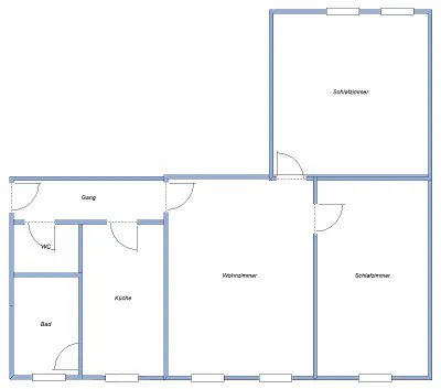 3-Zimmer Studentenwohnung, U6-Nähe, AKH