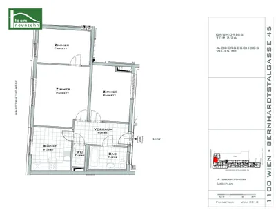 3-Zimmer-Wohnung mieten in Wien – 70,15 m², € 1.194 – Bild 16 von 16