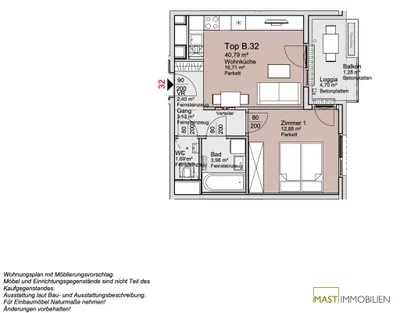 2-Zimmer-Wohnung kaufen in Wien – 40,37 m², € 295.000 – Bild 11 von 11