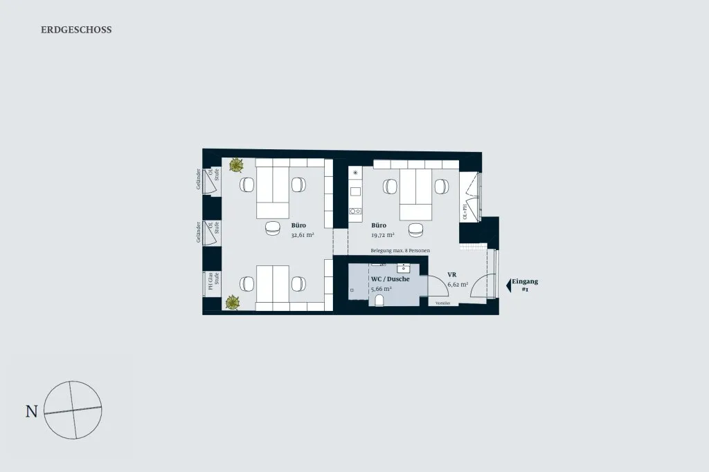 Moderne Bürofläche zur Miete im Campus Apfelbaum - 1170 Wien – pohled 2
