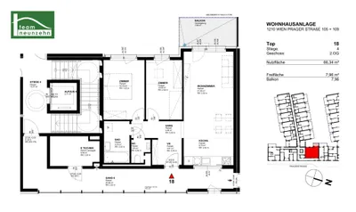 3-Zimmer-Wohnung mieten in Wien – 66,34 m², € 1.353 – Bild 21 von 21