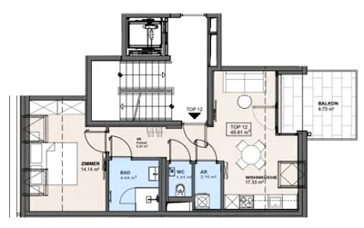 2-Zimmer-Wohnung kaufen in Wien – 45,61 m², € 369.000 – Bild 10 von 10