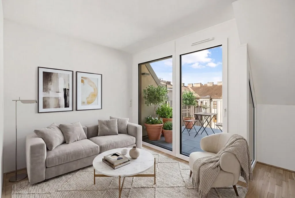 Schallerhof- jetzt bezugsfertig! Wohnungen und Townhouse Appartements mit Freiflächen zur Vermietung oder Eigennutzung, Wien