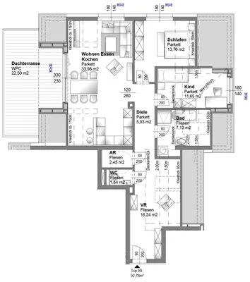 3-Zimmer-Wohnung kaufen in Urfahr-Umgebung – 93 m², € 399.000 – Bild 27 von 27
