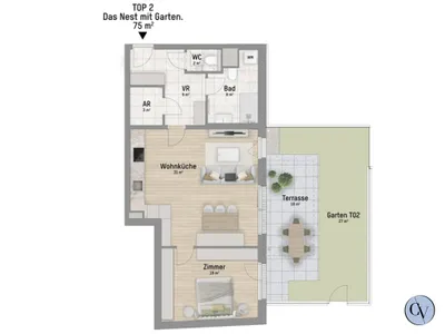 2-Zimmer-Wohnung kaufen in Wien – 75,17 m², € 439.900 – Bild 5 von 5