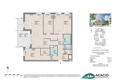 4-Zimmer-Wohnung mieten in Tulln – 114,53 m², € 1.630 – Bild 18 von 18