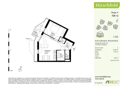 Immobilie kaufen in Wien – 52,98 m², € 281.900 – Bild 13 von 14