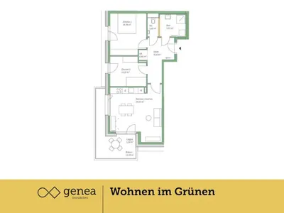 3-Zimmer-Wohnung kaufen in Graz – 68,5 m², € 356.000 – Bild 3 von 21