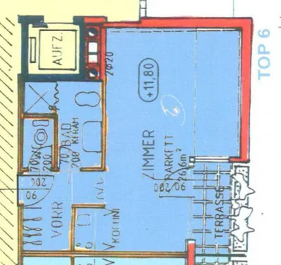 1-Zimmer-Wohnung mieten in Ried im Innkreis – 35,61 m², € 450 – Bild 5 von 5