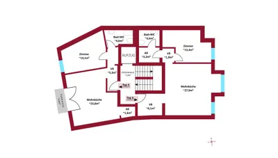 13-Zimmer-Gewerbeimmobilie kaufen in Wien – 368 m², € 1.800.000 – Bild 12 von 14