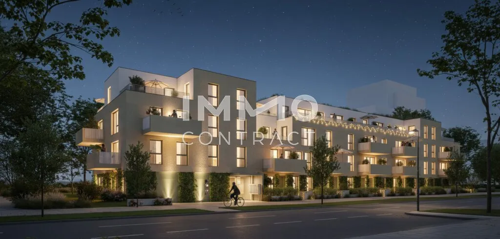 Traumhafte 3-Zi-DG-Wohnung mit Terrasse und Garage in 1220 Wien - Erstbezug! - Ansicht 2