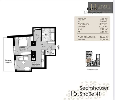 2-Zimmer-Wohnung kaufen in Wien – 52,66 m², € 370.000 – Bild 18 von 18