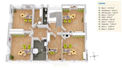10-Zimmer-Gewerbeimmobilie mieten in Korneuburg – 653 m², € 2.500 – Bild 27 von 27