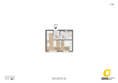 1-Zimmer-Wohnung kaufen in Graz – 37,47 m², € 154.174 – Bild 2 von 5