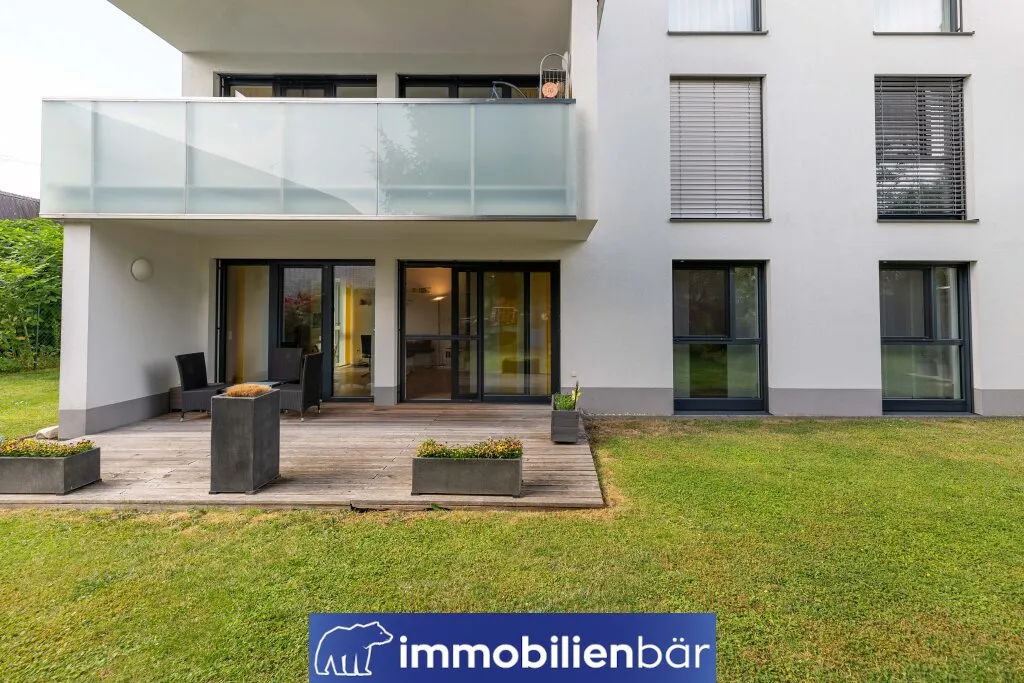 WOHNEN IM GRÜNEN - ruhige 3 Zimmer Gartenwohnung in begehrter Lage von Ried im Innkreis - Ansicht 2