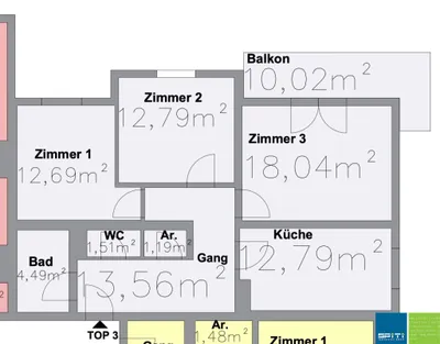 3-Zimmer-Wohnung kaufen in Spittal an der Drau – 77,06 m², € 120.000 – Bild 17 von 17