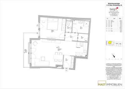 2-Zimmer-Wohnung mieten in Wien – 63,5 m², € 1.075 – Bild 30 von 30