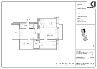 4-Zimmer-Wohnung mieten in Wien – 85,88 m², € 2.195 – Bild 20 von 20