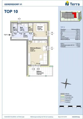2-Zimmer-Wohnung mieten in Sankt Pölten Land – 56,56 m², € 673 – Bild 7 von 7