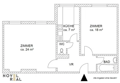 2-Zimmer-Wohnung mieten in Wien – 62 m², € 825 – Bild 16 von 16