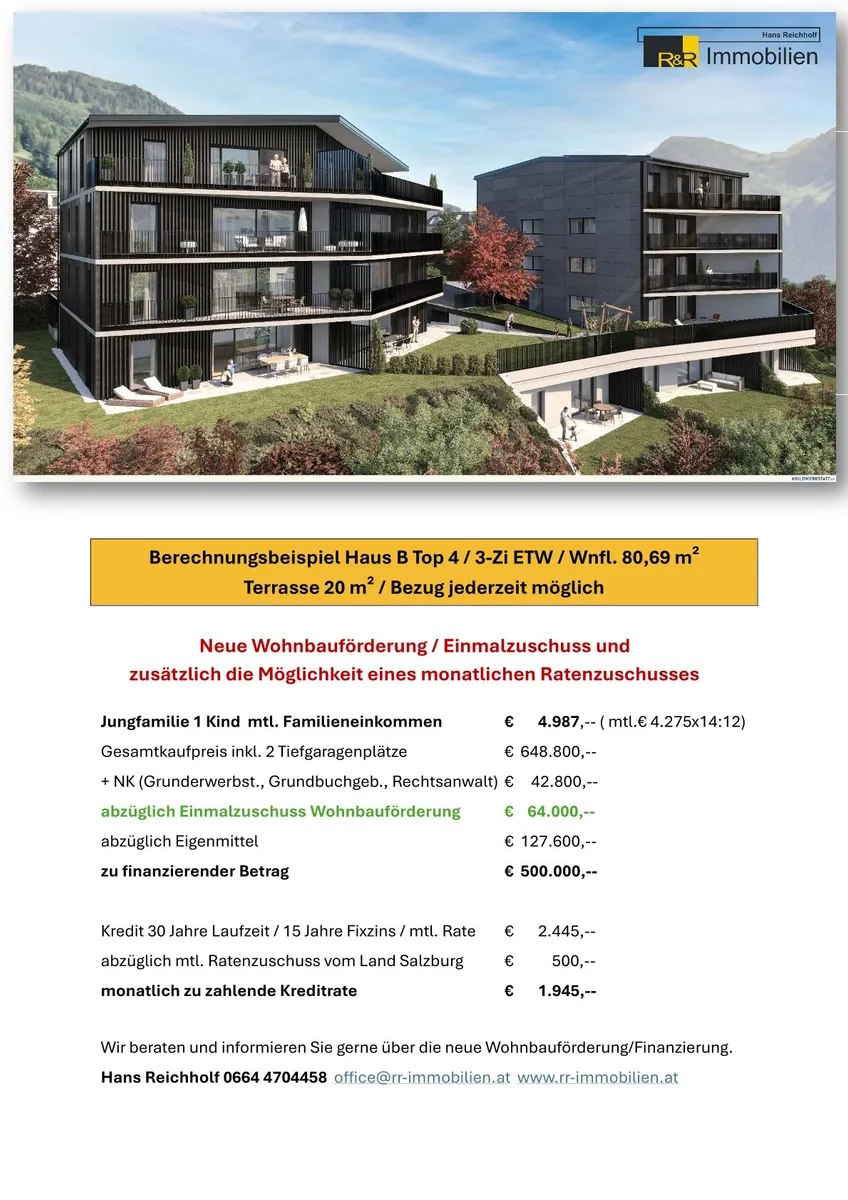Wohnung – Sankt Johann im Pongau - Ansicht 3