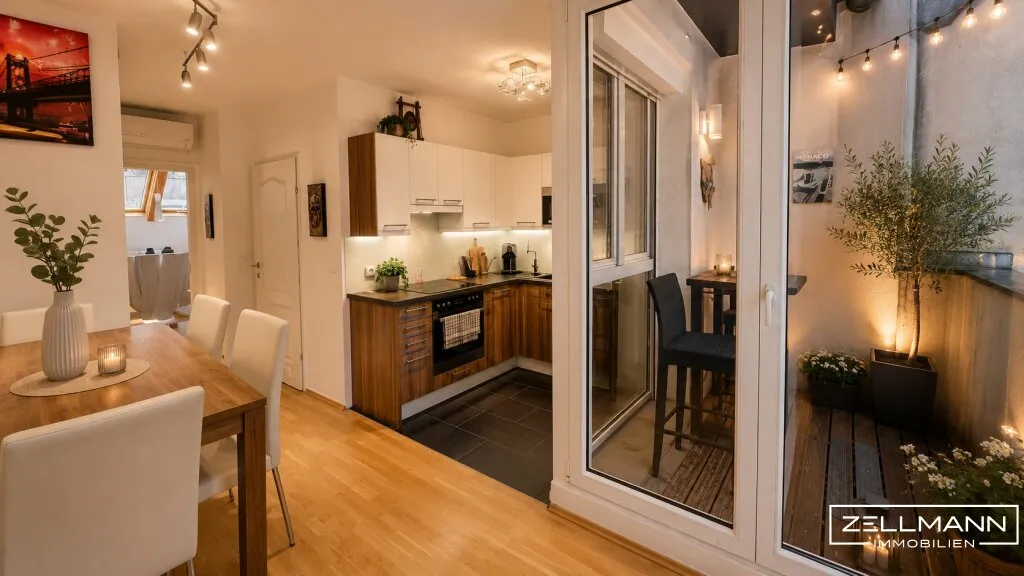 Stilvolles Dachgeschossjuwel mit Galerie und zwei Terrassen über den Dächern Wiens | ZELLMANN IMMOBILIEN - Ansicht 2