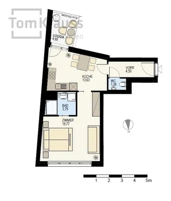 2-Zimmer-Wohnung kaufen in Wien – 47,6 m², € 279.000 – Bild 12 von 13