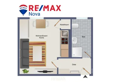 1-Zimmer-Wohnung kaufen in Graz – 27 m², € 100.000 – Bild 12 von 12