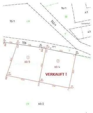 2 Baugründe mit Ausblick in Innerschlag/Zwettl an der Rodl. Idyllische Lage !!! 1 x 613 m² und 1121 m² - Ansicht 2