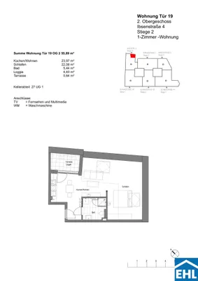 1-Zimmer-Wohnung mieten in Wien – 51,49 m², € 960 – Bild 9 von 9