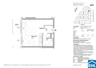 1-Zimmer-Wohnung mieten in Wien – 37,58 m², € 690 – Bild 5 von 5