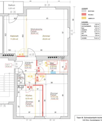 3-Zimmer-Wohnung kaufen in Wien – 73,2 m², € 499.900 – Bild 34 von 34