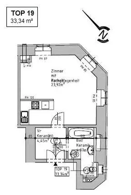 1-Zimmer-Wohnung kaufen in Wien – 31,43 m², € 99.000 – Bild 9 von 10