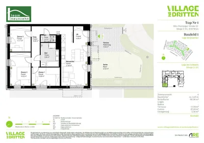 4-Zimmer-Wohnung mieten in Wien – 90,98 m², € 2.249 – Bild 24 von 24