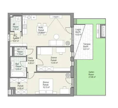 3-Zimmer-Wohnung kaufen in Wien – 76,95 m², € 556.500 – Bild 15 von 15