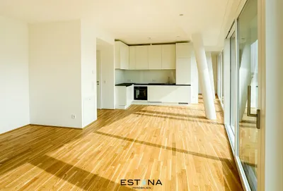Nähe "UNO City" - Pärchenwohnung mit perfektem Grundriss und Temperierung im Sommer - Neubau