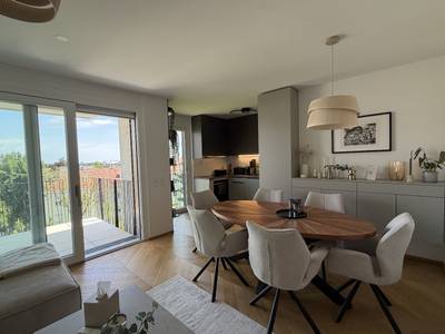 Exklusive vollmöblierte unbefristete Designer-Neubauwohnung mit Balkon, Fernblick & Deckenkühlung | 1130 Wien