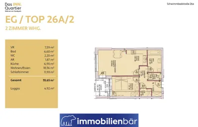 2-Zimmer-Wohnung kaufen in Ried im Innkreis – 55,65 m², € 196.852 – Bild 16 von 16