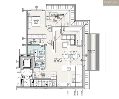 3-Zimmer-Wohnung kaufen in Wien – 100 m², € 934.000 – Bild 2 von 4