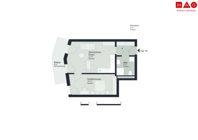 2-Zimmer-Wohnung mieten in Graz – 46 m², € 817 – Bild 9 von 10