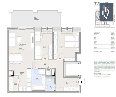 3-Zimmer-Wohnung kaufen in Wien – 82,07 m², € 999.000 – Bild 19 von 19
