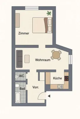 2-Zimmer-Wohnung mieten in Leibnitz – 54 m², € 690 – Bild 5 von 5