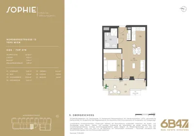2-Zimmer-Wohnung kaufen in Wien – 46,31 m², € 491.700 – Bild 13 von 13