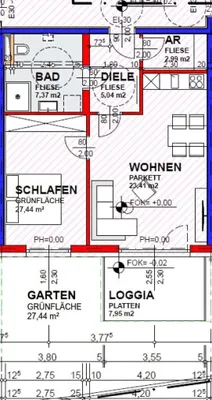 2-Zimmer-Wohnung kaufen in Wels-Land – 52,57 m², € 242.053 – Bild 11 von 11